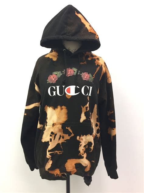 etsy fake gucci hoodie|Gucci distressed hoodie.